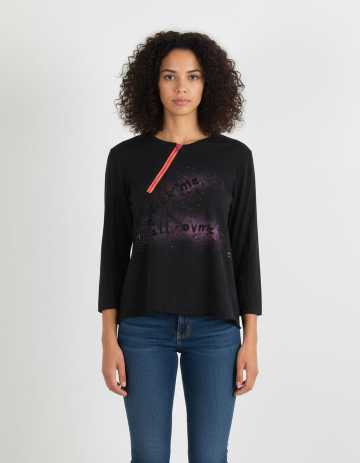 Blouse Noire - Taille L/40