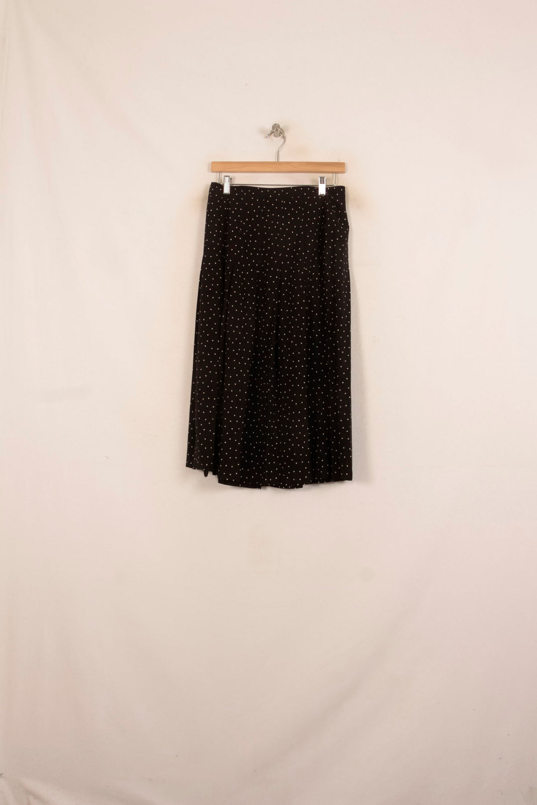 Jupe Longue Noire à Pois Blancs - Taille XL/42 de la marque Agnès b. | PARAD39689 - Vendu par Paradigme - Image 4