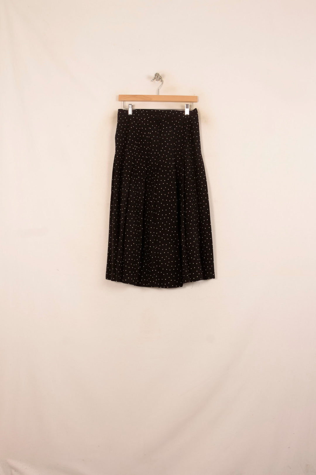 Jupe Longue Noire à Pois Blancs - Taille XL/42 de la marque Agnès b. | PARAD39689 - Vendu par Paradigme - Image 2