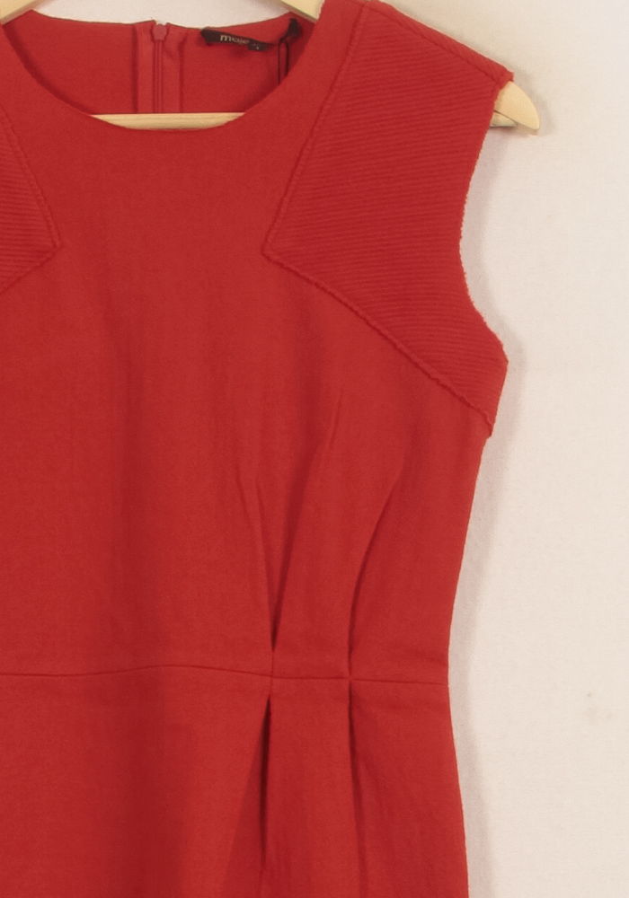 Robe Ajustée Orange - Taille S/36 de la marque Maje | PARAD39692 - Vendu par Paradigme - Image 3