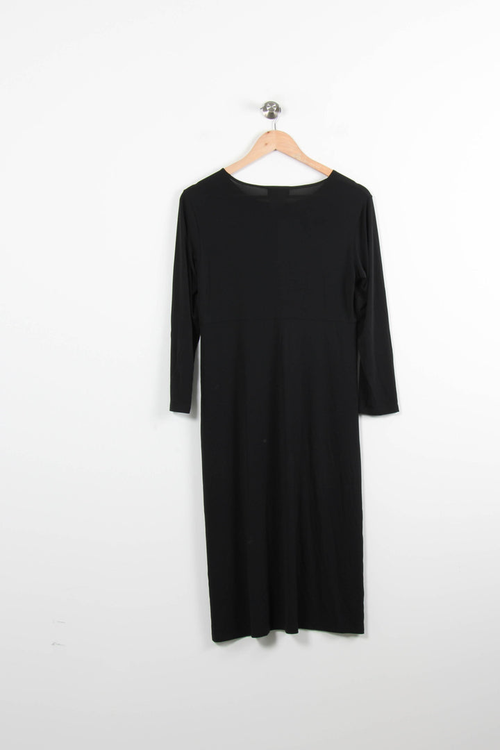 Robe Longue Noire - Taille L/40 de la marque Agnès b. | PARAD39693 - Vendu par Paradigme - Image 4