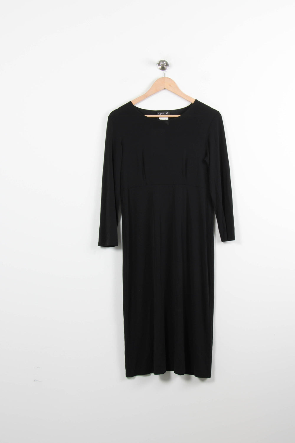 Robe Longue Noire - Taille L/40 de la marque Agnès b. | PARAD39693 - Vendu par Paradigme - Image 2