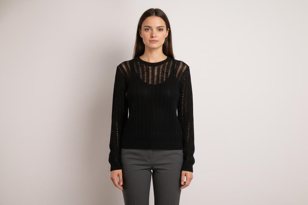 Pull Noir - Taille XS/34