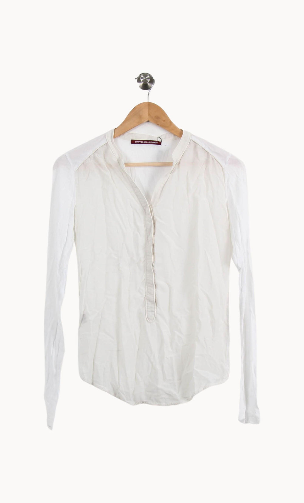 Blouse Blanche - Taille M/38 de la marque Comptoir des Cotonniers | PARAD39705 - Vendu par Paradigme - Image 2