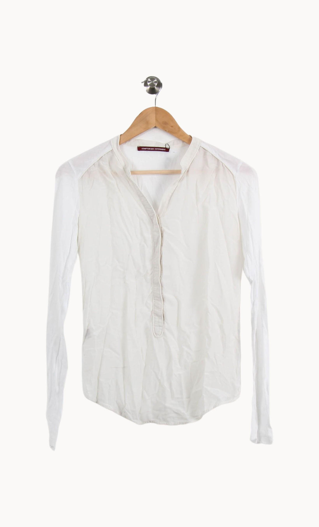 Blouse Blanche - Taille M/38 de la marque Comptoir des Cotonniers | PARAD39705 - Vendu par Paradigme - Image 2
