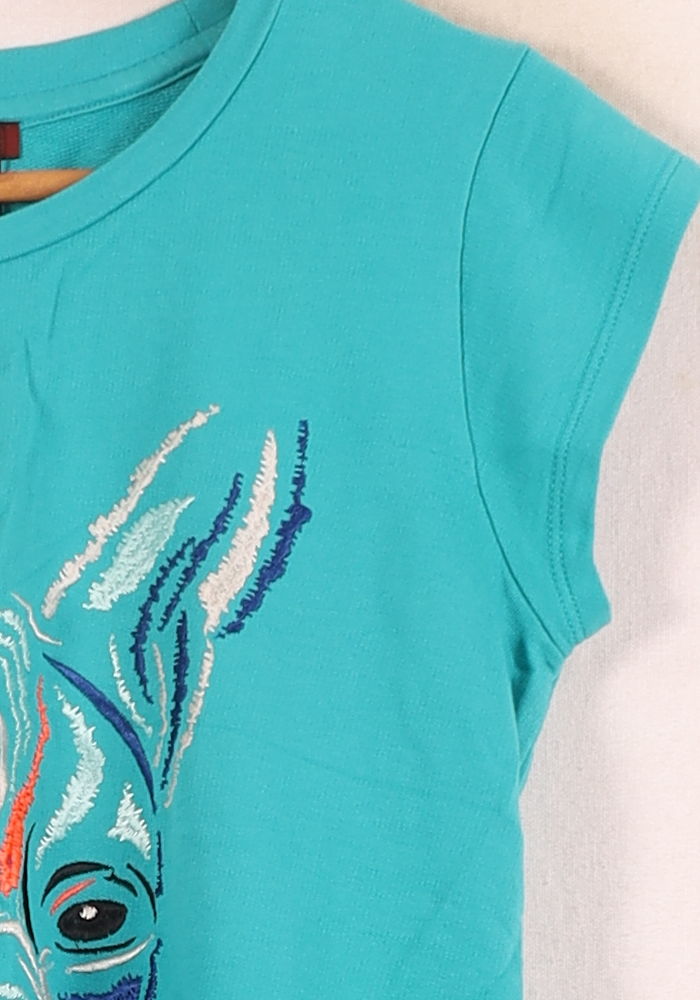 T-shirt Bleu - Taille XS/34 de la marque Comptoir des Cotonniers | PARAD39708 - Vendu par Paradigme - Image 3