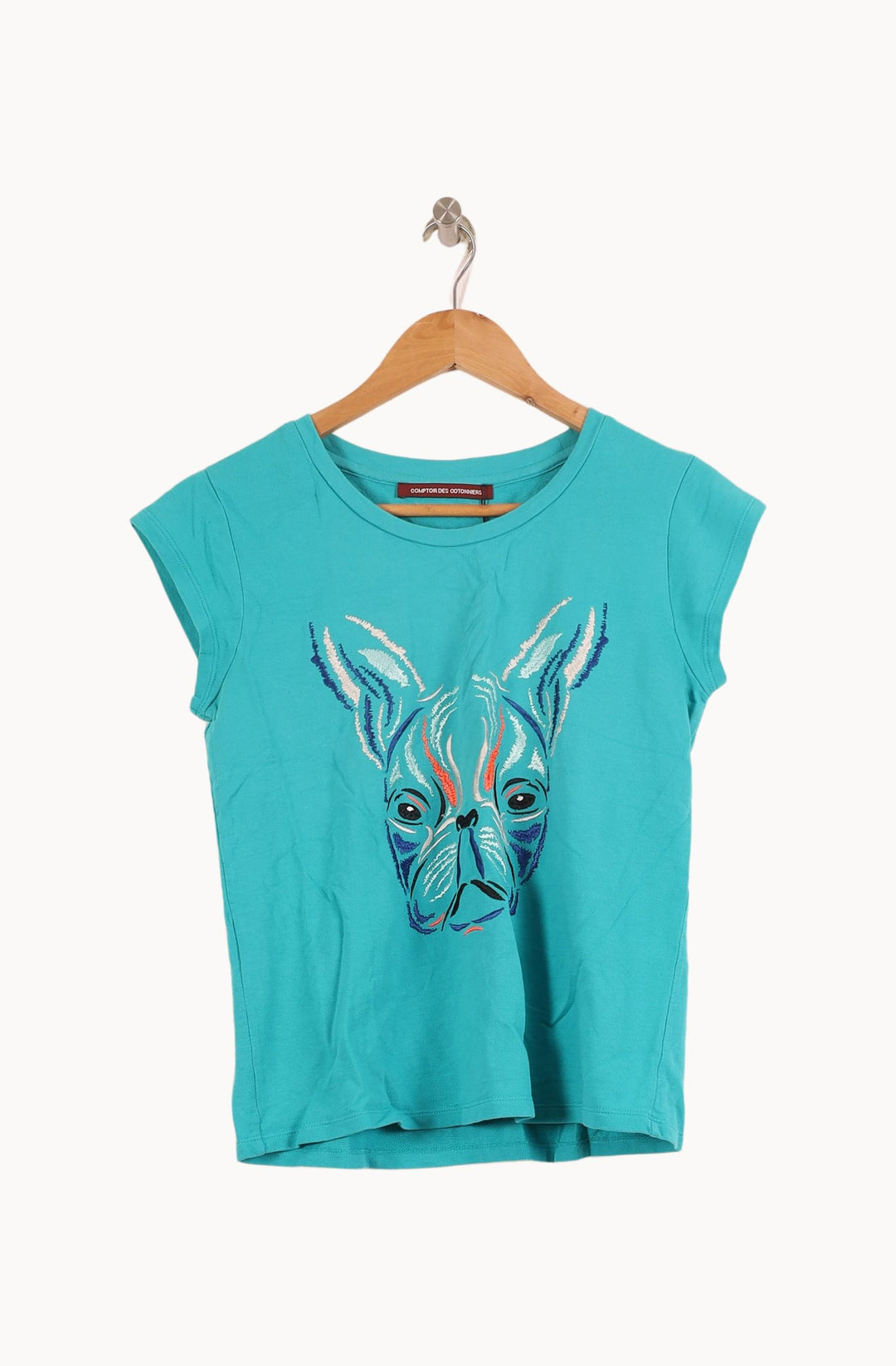 T-shirt Bleu - Taille XS/34 de la marque Comptoir des Cotonniers | PARAD39708 - Vendu par Paradigme - Image 2