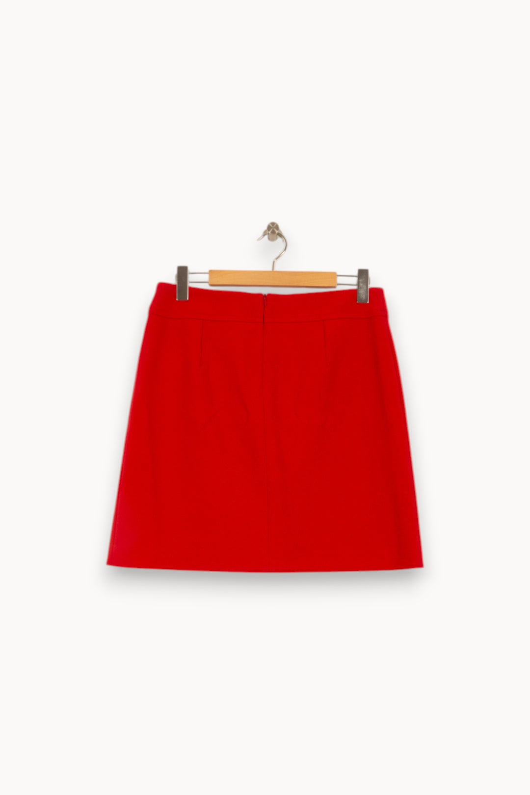 Jupe Droite Rouge - Taille L/40 de la marque Maison 123 | PARAD39711 - Vendu par Paradigme - Image 4