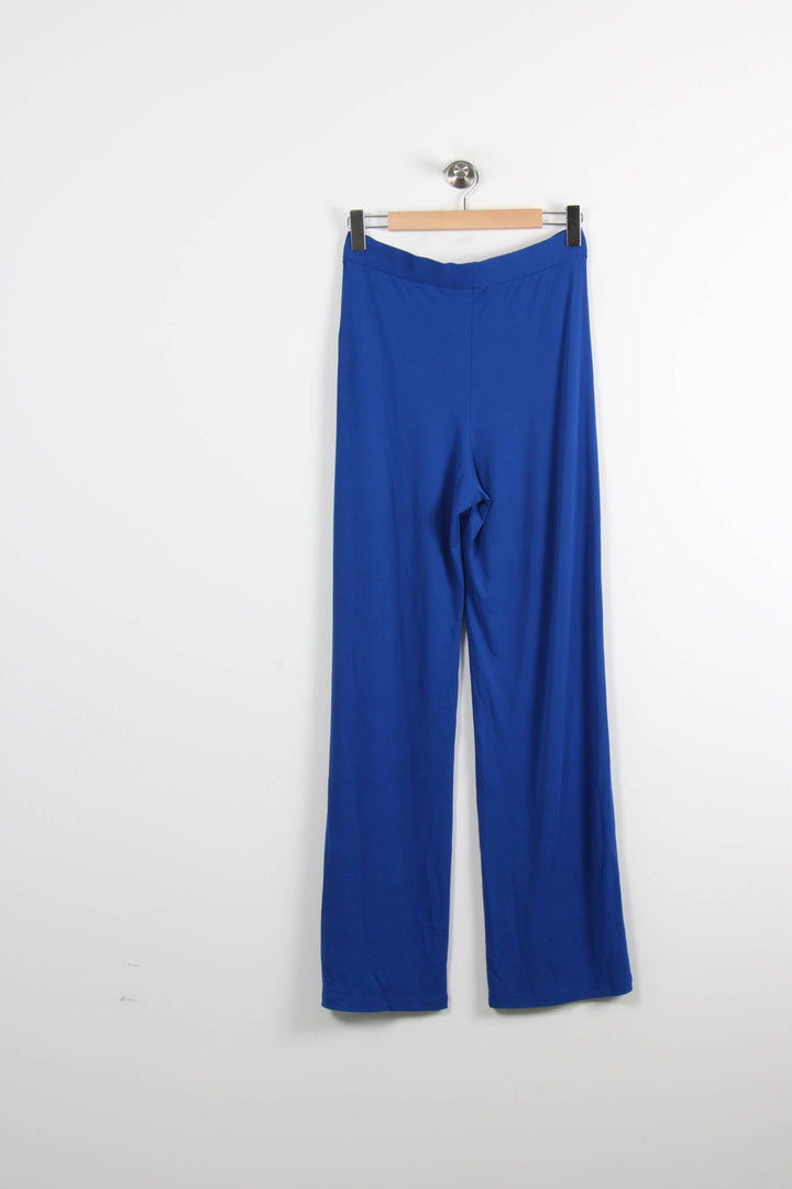 Pantalon Large Bleu - Taille L/40 de la marque Agnès b. | PARAD39716 - Vendu par Paradigme - Image 4