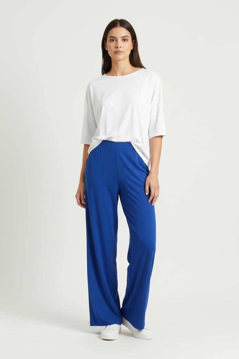 Pantalon Large Bleu - Taille L/40 de la marque Agnès b. | PARAD39716 - Vendu par Paradigme - Image 1