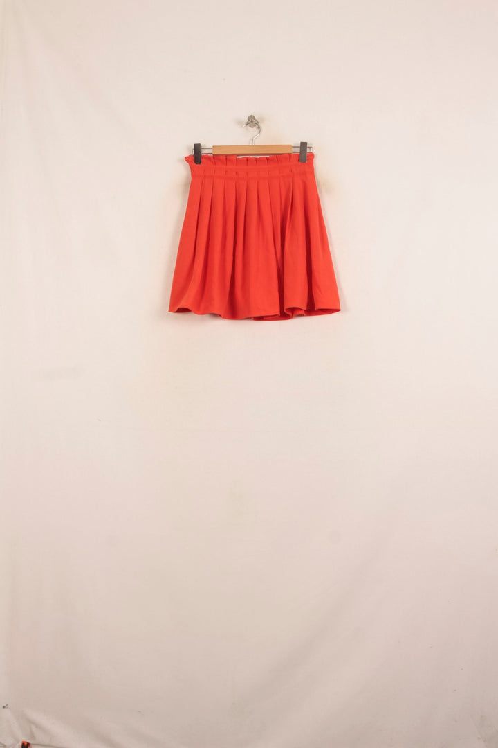 Jupe Plissée Orange - Taille M/38 de la marque Claudie Pierlot | PARAD39717 - Vendu par Paradigme - Image 4