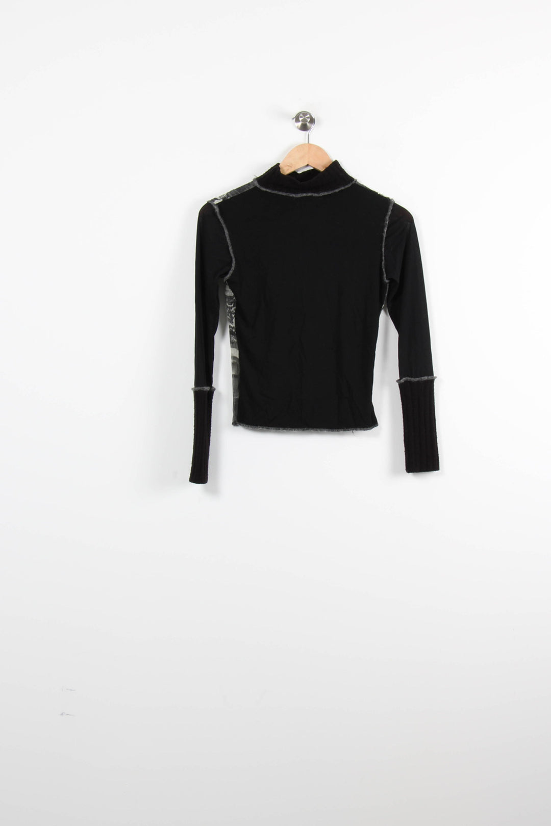 Pull Noir et Gris - Taille XS/34 de la marque Maison 123 | PARAD39719 - Vendu par Paradigme - Image 4