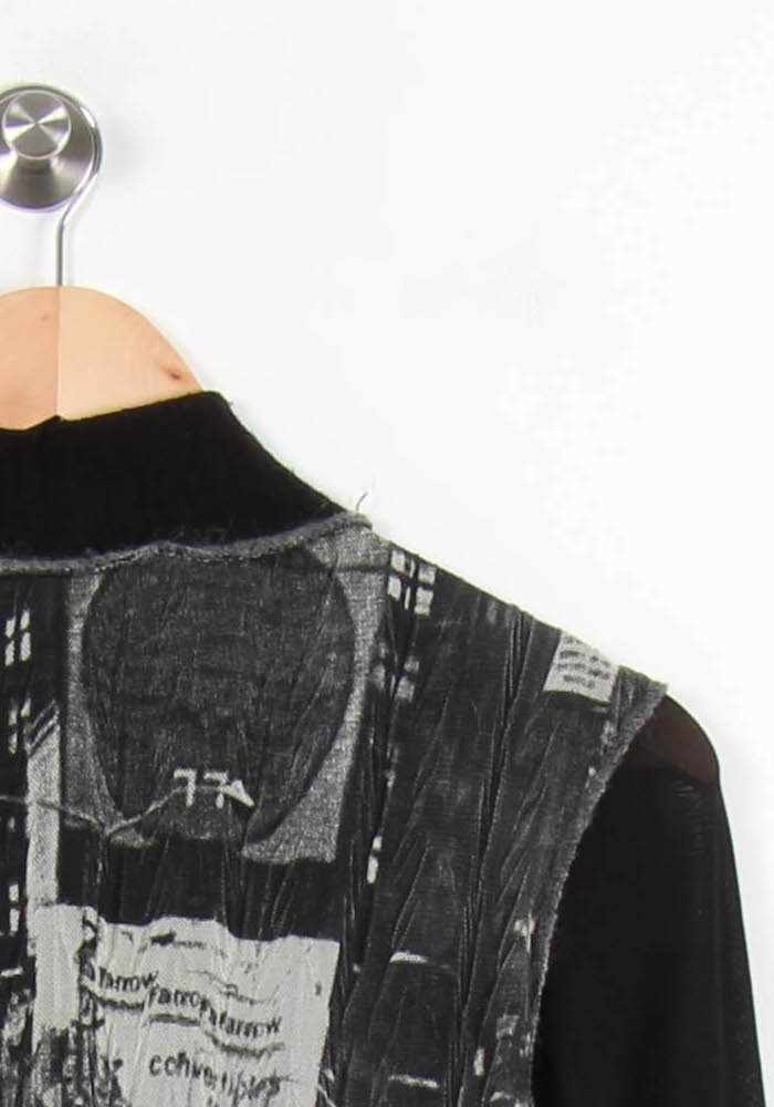Pull Noir et Gris - Taille XS/34 de la marque Maison 123 | PARAD39719 - Vendu par Paradigme - Image 3
