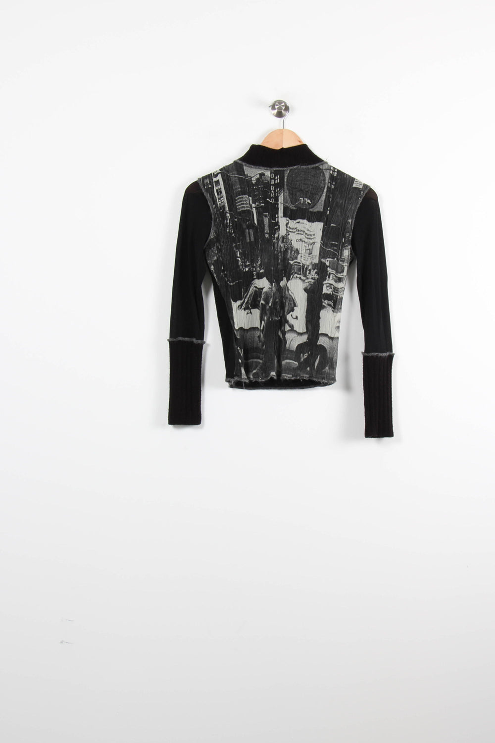 Pull Noir et Gris - Taille XS/34 de la marque Maison 123 | PARAD39719 - Vendu par Paradigme - Image 2