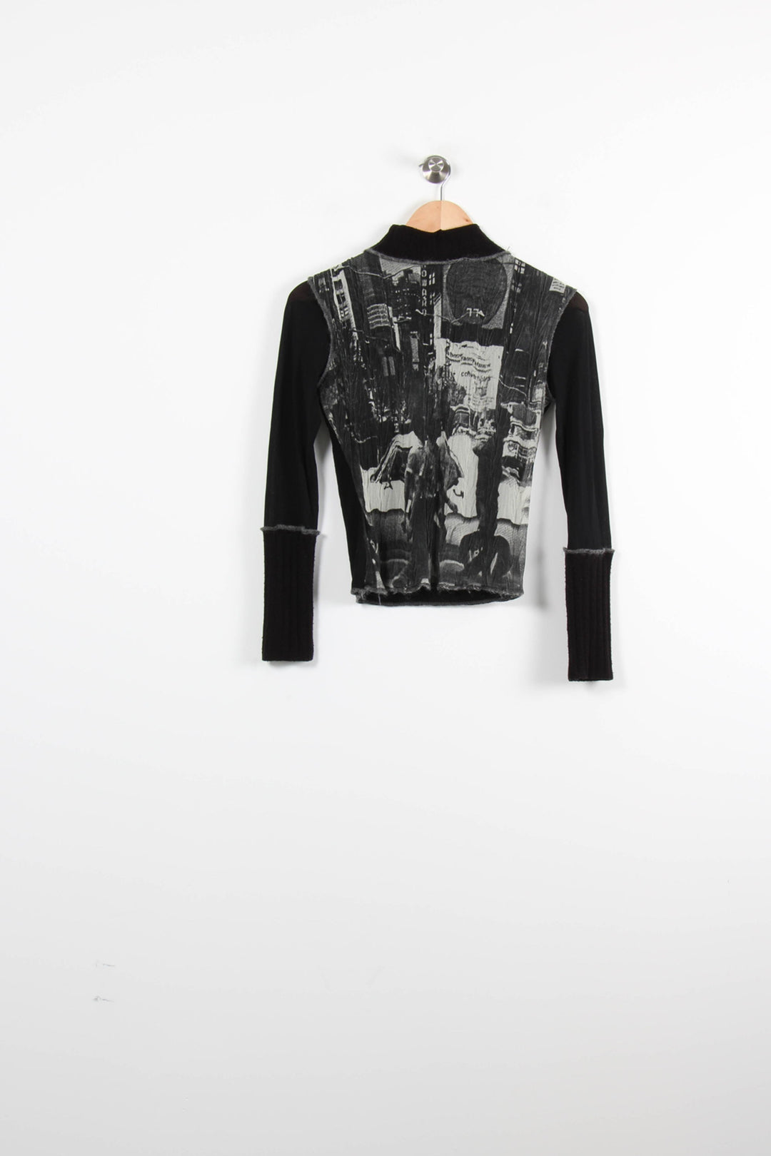 Pull Noir et Gris - Taille XS/34 de la marque Maison 123 | PARAD39719 - Vendu par Paradigme - Image 2
