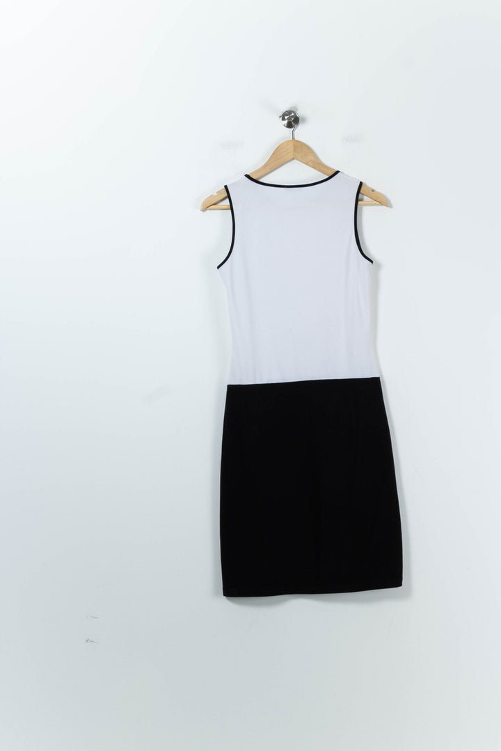 Robe Sans Manches Noire et Blanche - Taille S/36 de la marque Maison 123 | PARAD39721 - Vendu par Paradigme - Image 4