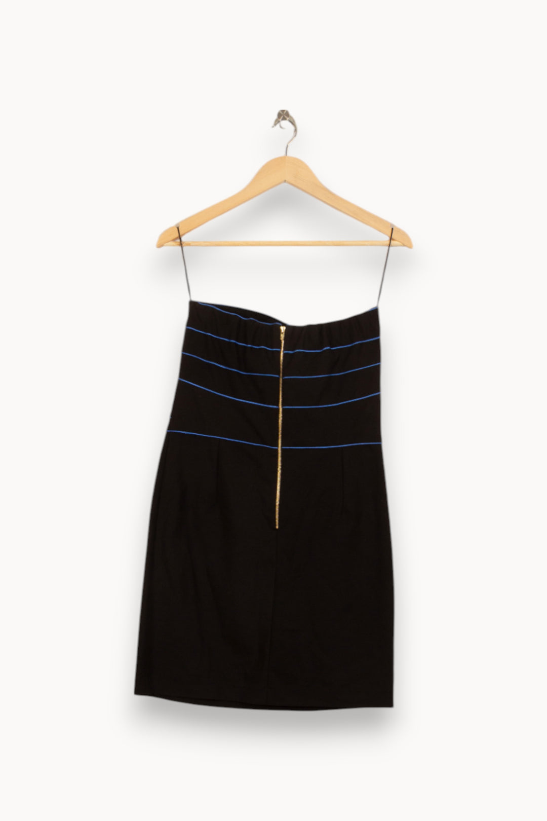 Robe Bustier Noire et Bleue - Taille M/38 de la marque Sandro | PARAD39723 - Vendu par Paradigme - Image 4
