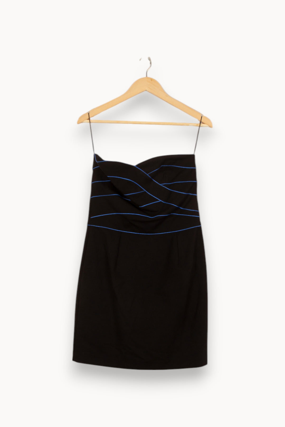 Robe Bustier Noire et Bleue - Taille M/38 de la marque Sandro | PARAD39723 - Vendu par Paradigme - Image 2