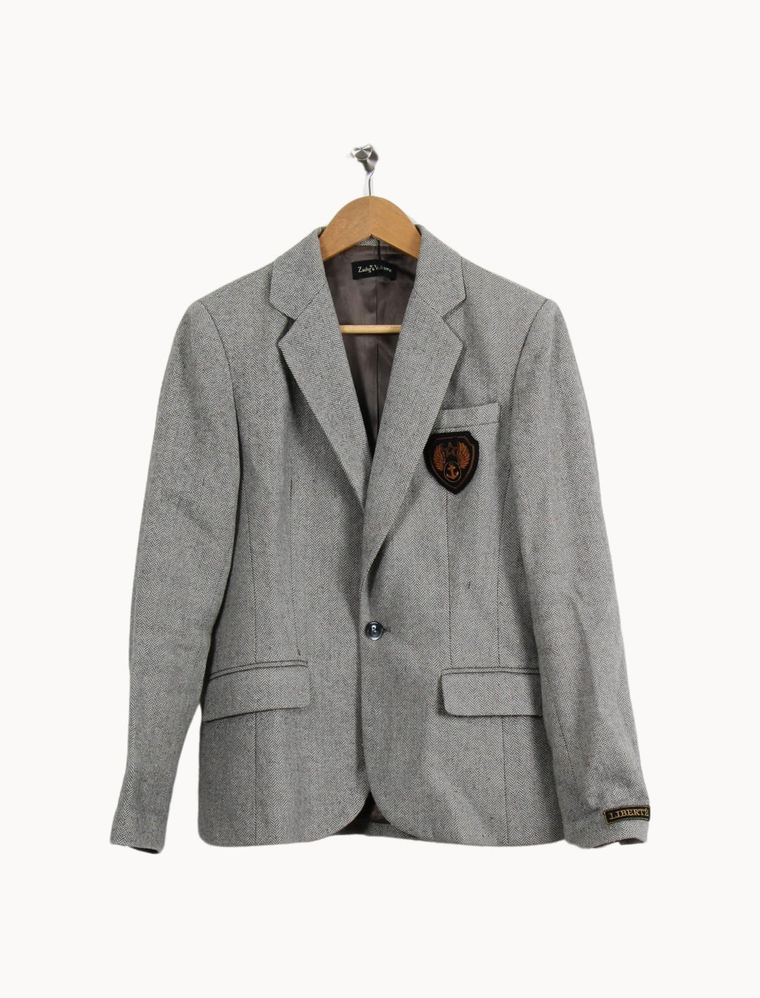 Blazer Gris - Taille L/40 de la marque Zadig&Voltaire | PARAD39728 - Vendu par Paradigme - Image 2