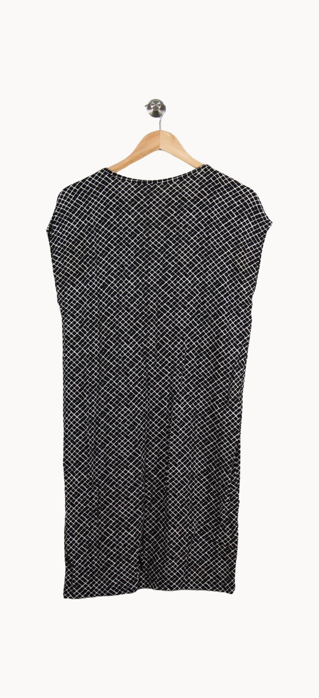 Robe Longue Noire et Blanche - Taille M/38 de la marque American Vintage | PARAD39741 - Vendu par Paradigme - Image 4