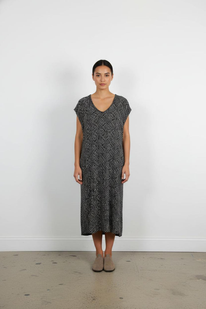 Robe Longue Noire et Blanche - Taille M/38