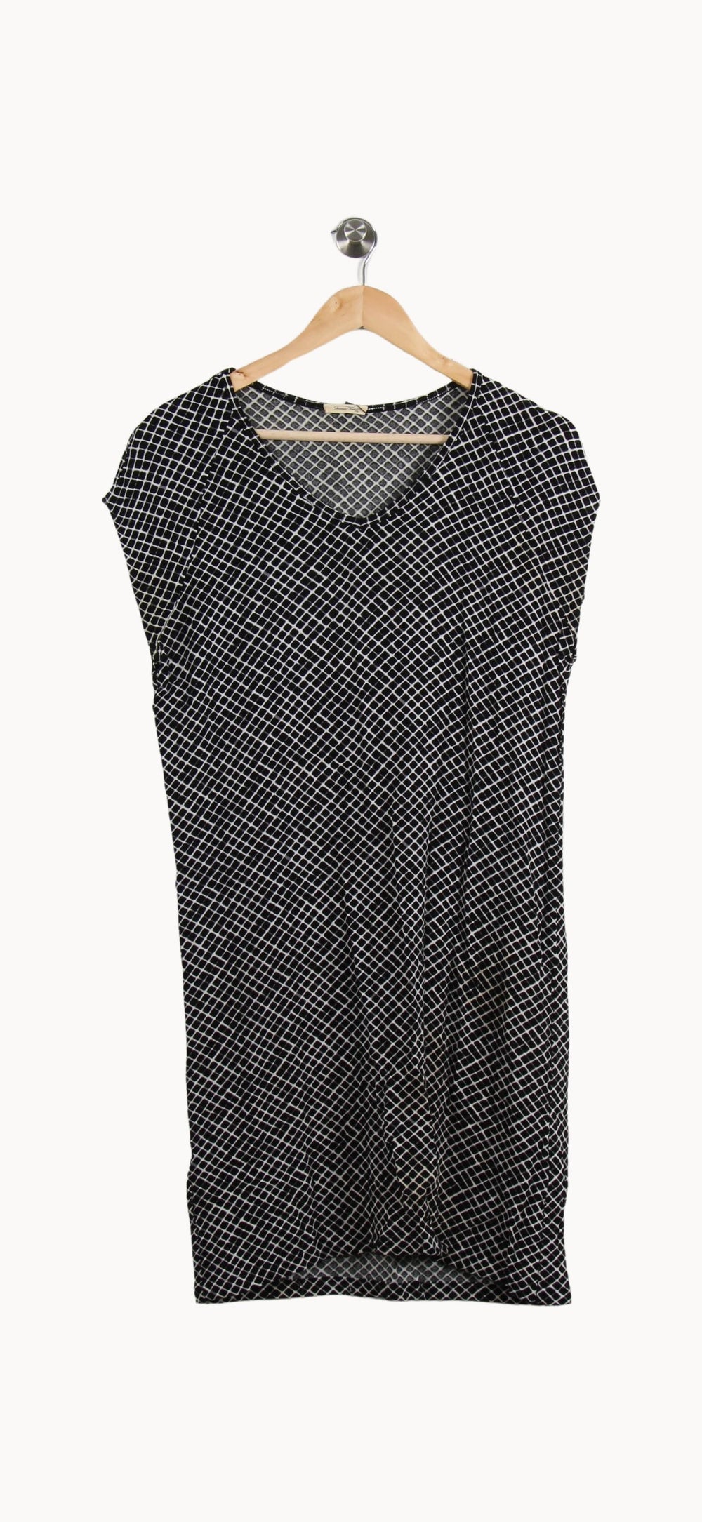 Robe Longue Noire et Blanche - Taille M/38 de la marque American Vintage | PARAD39741 - Vendu par Paradigme - Image 2