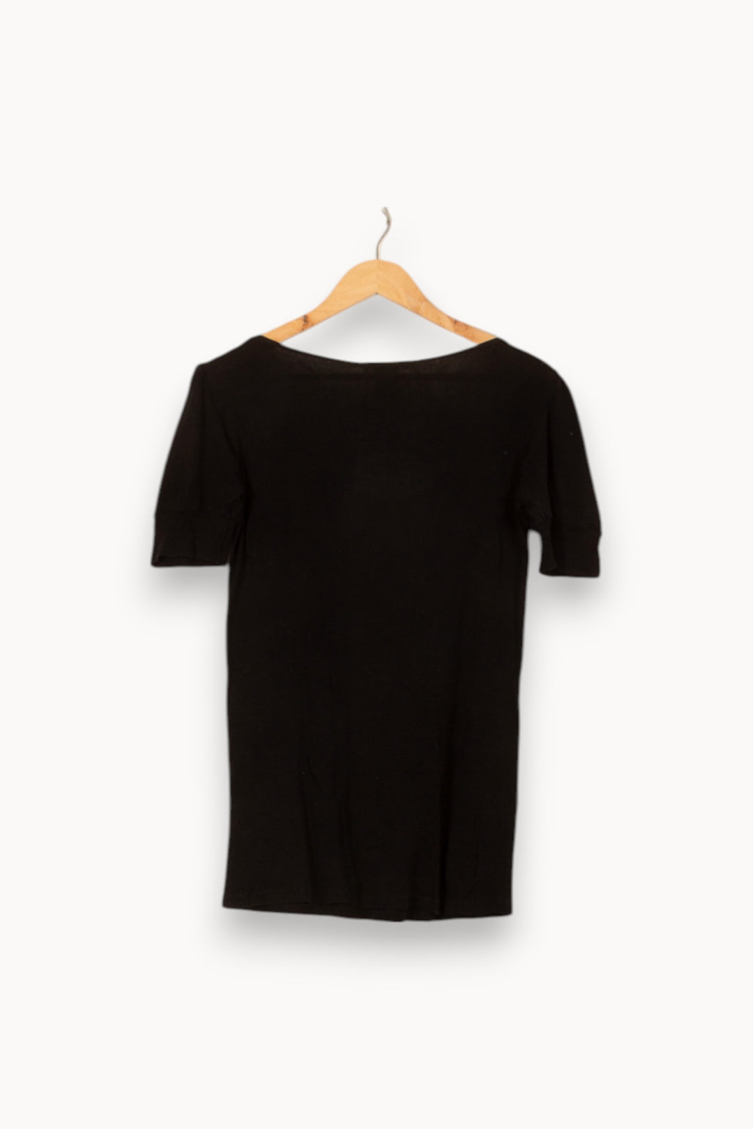 T-shirt Noir - Taille L/40 de la marque Vanessa Bruno | PARAD39748 - Vendu par Paradigme - Image 4