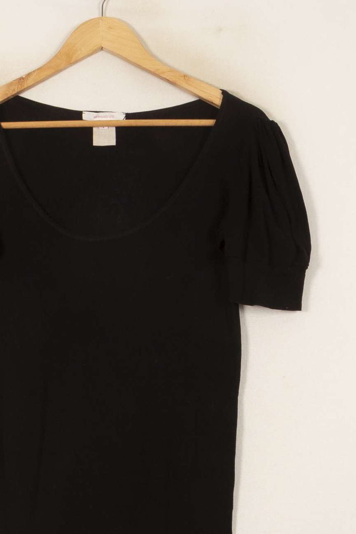 T-shirt Noir - Taille L/40 de la marque Vanessa Bruno | PARAD39748 - Vendu par Paradigme - Image 3