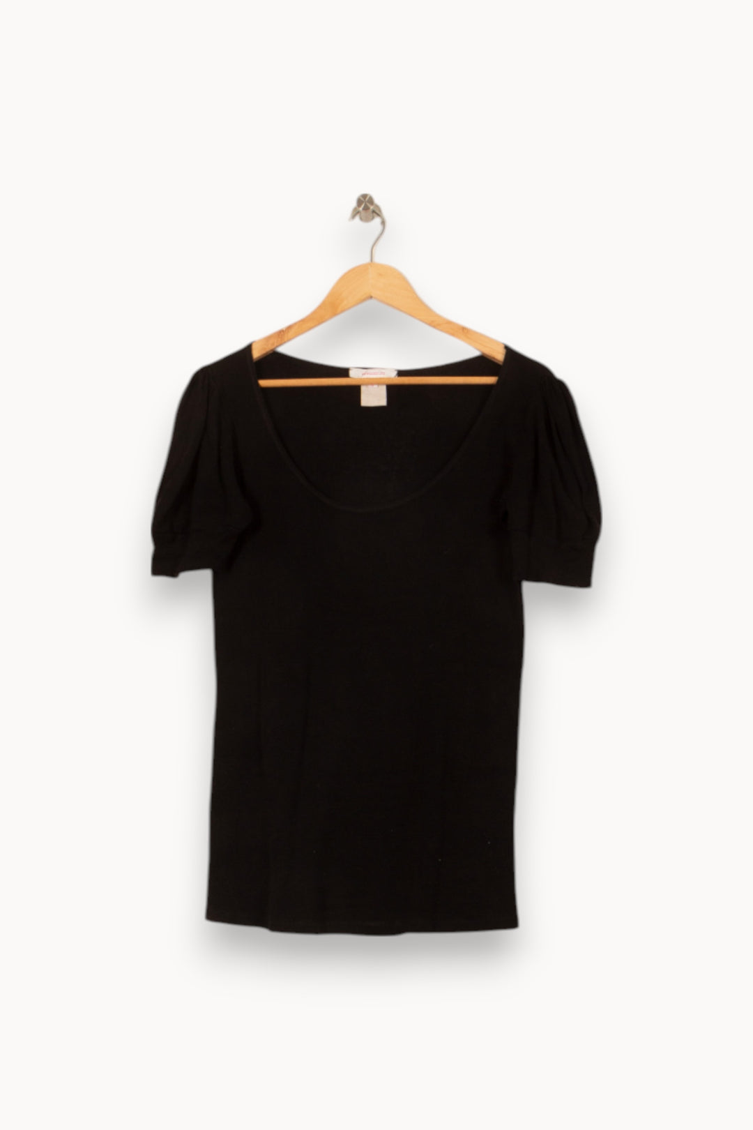 T-shirt Noir - Taille L/40 de la marque Vanessa Bruno | PARAD39748 - Vendu par Paradigme - Image 2