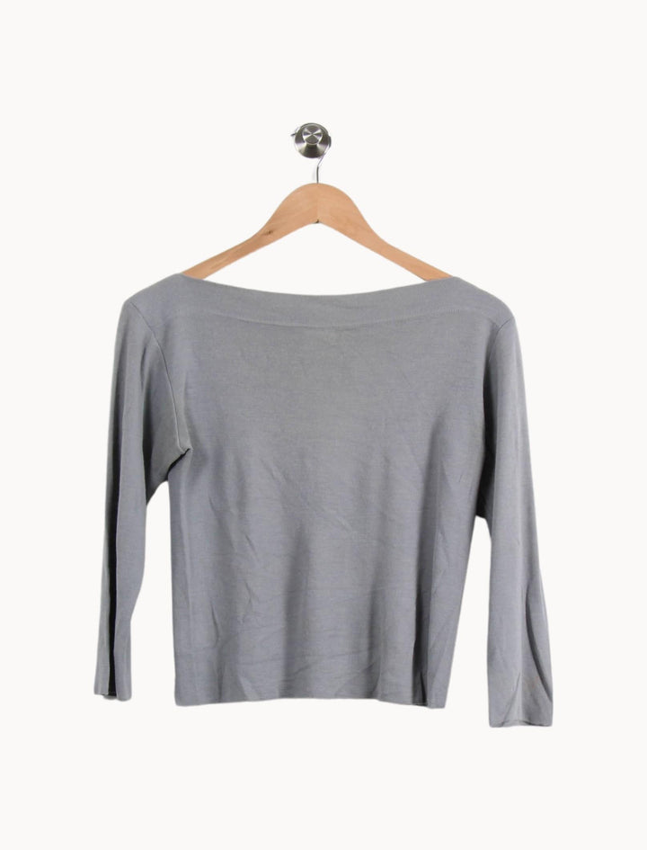 Gilet Gris - Taille S/36 de la marque Agnès b. | PARAD39749 - Vendu par Paradigme - Image 2