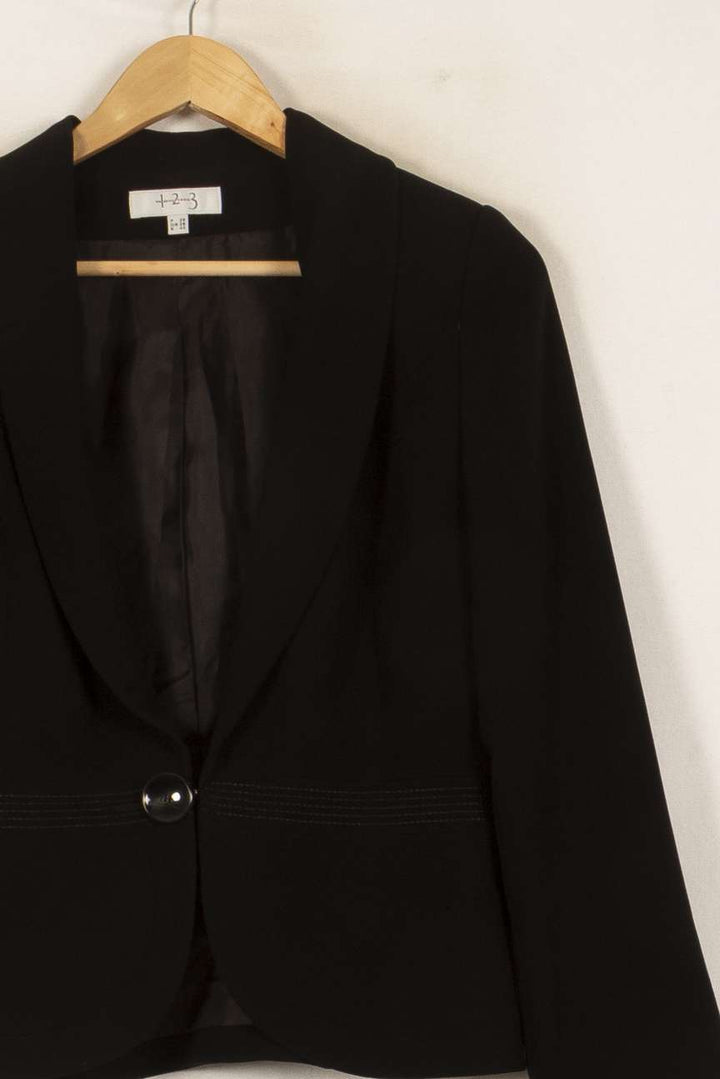 Veste Tailleur Noire - Taille M/38 de la marque Maison 123 | PARAD39751 - Vendu par Paradigme - Image 3