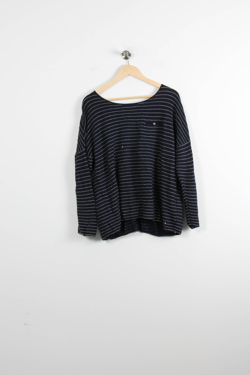 Pull Bleu à Rayures - Taille M/38 de la marque Des petits hauts | PARAD39769 - Vendu par Paradigme - Image 2