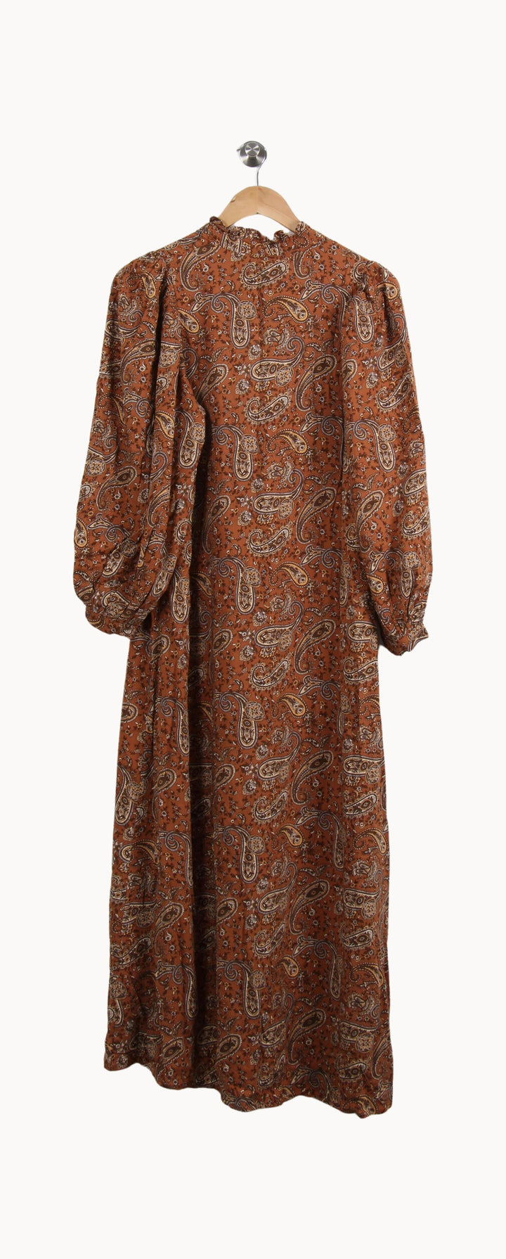 Robe Longue Marron - Taille S/36 de la marque Petite Mendigote | PARAD39776 - Vendu par Paradigme - Image 4