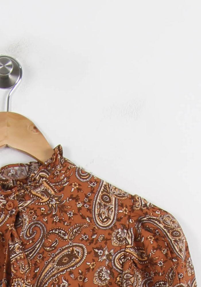 Robe Longue Marron - Taille S/36 de la marque Petite Mendigote | PARAD39776 - Vendu par Paradigme - Image 3