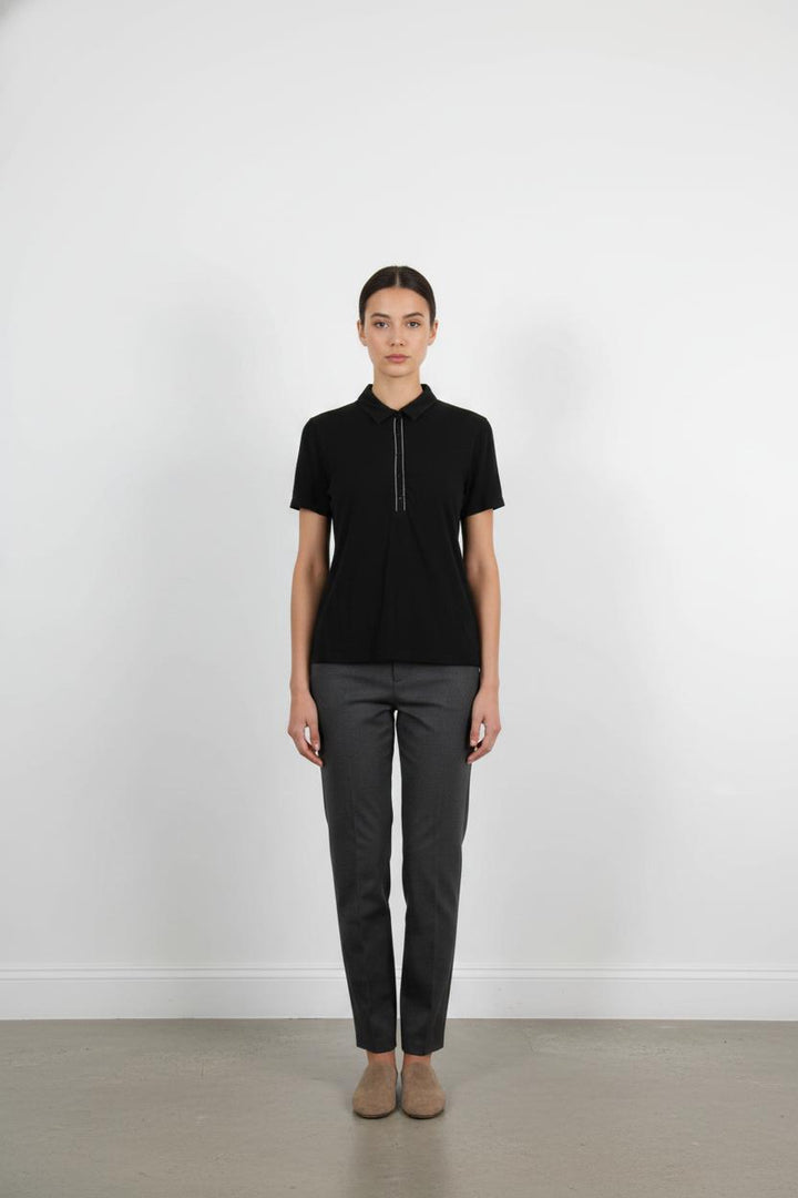 Polo Noir - Taille M/38