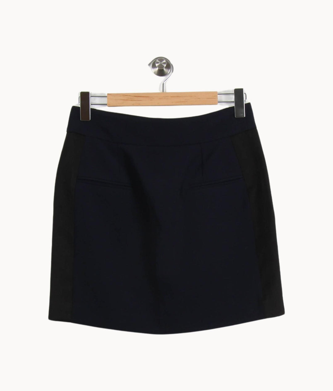 Jupe Courte Bleu et Noir - Taille M/38 de la marque Claudie Pierlot | PARAD39778 - Vendu par Paradigme - Image 4