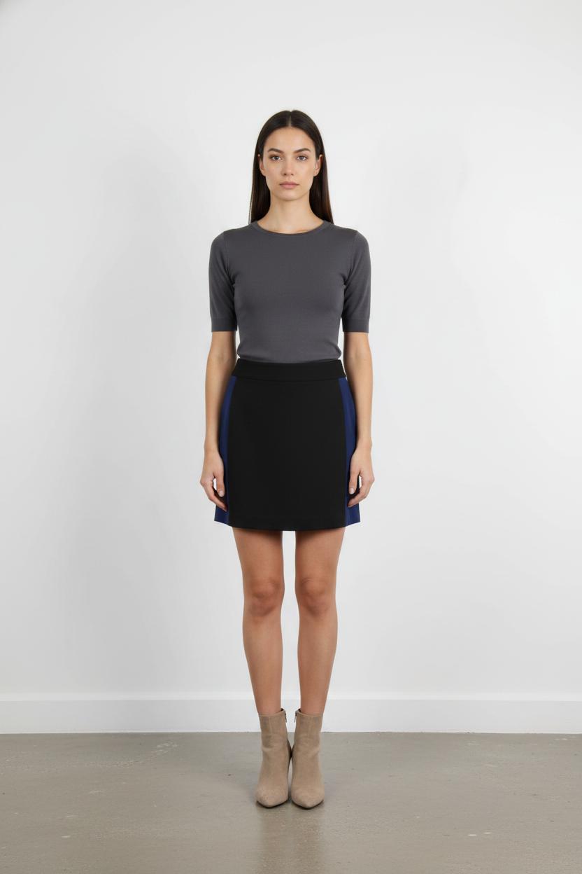 Jupe Courte Bleu et Noir - Taille M/38
