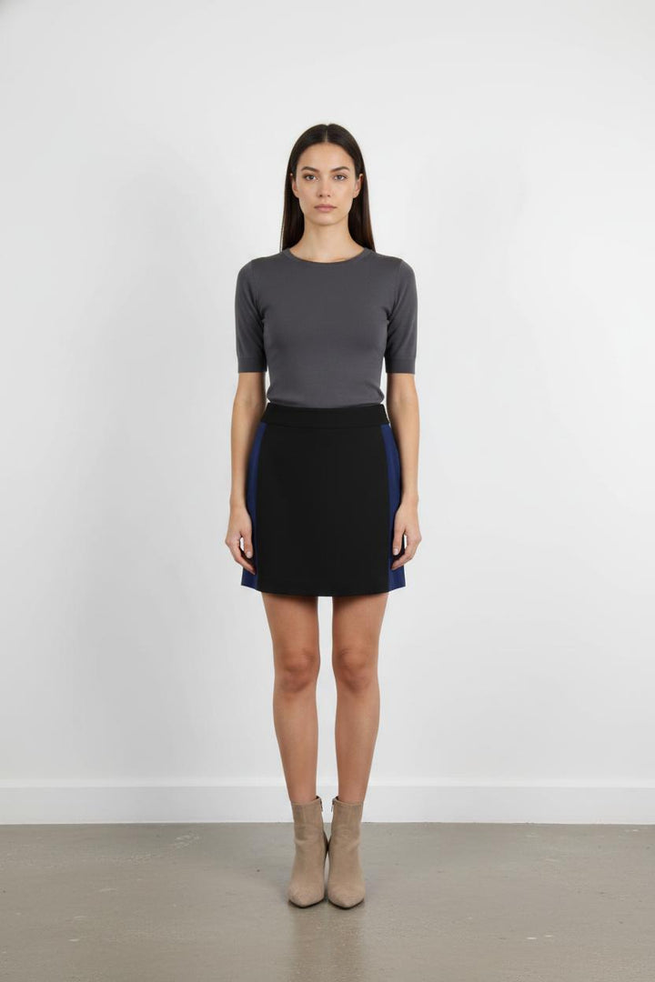 Jupe Courte Bleu et Noir - Taille M/38