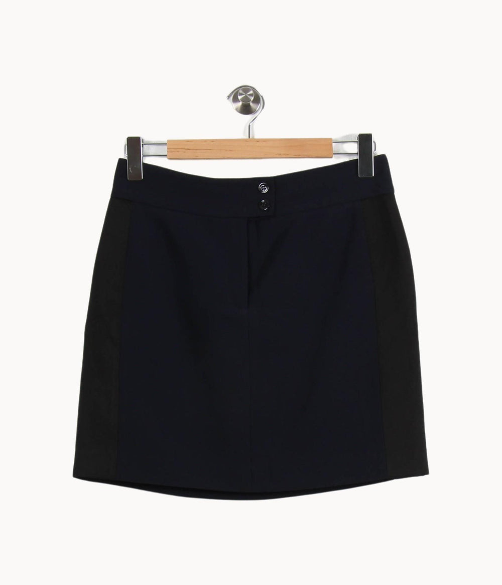 Jupe Courte Bleu et Noir - Taille M/38 de la marque Claudie Pierlot | PARAD39778 - Vendu par Paradigme - Image 2