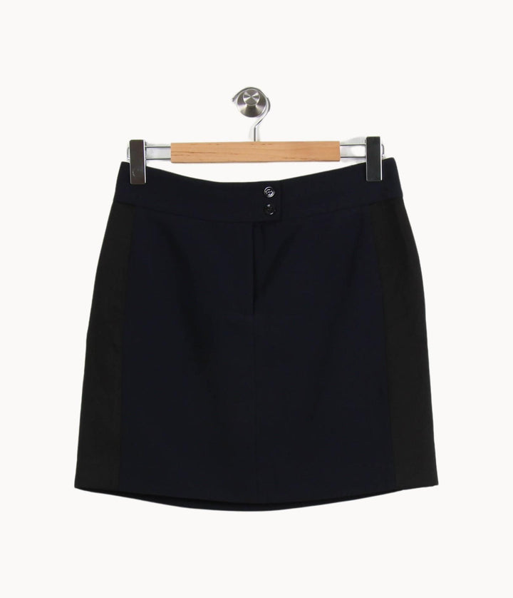 Jupe Courte Bleu et Noir - Taille M/38 de la marque Claudie Pierlot | PARAD39778 - Vendu par Paradigme - Image 2