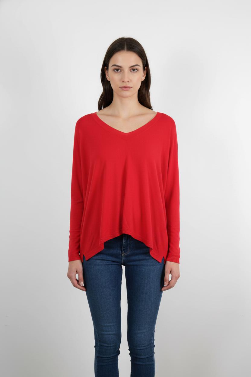 Pull Rouge - Taille S/36
