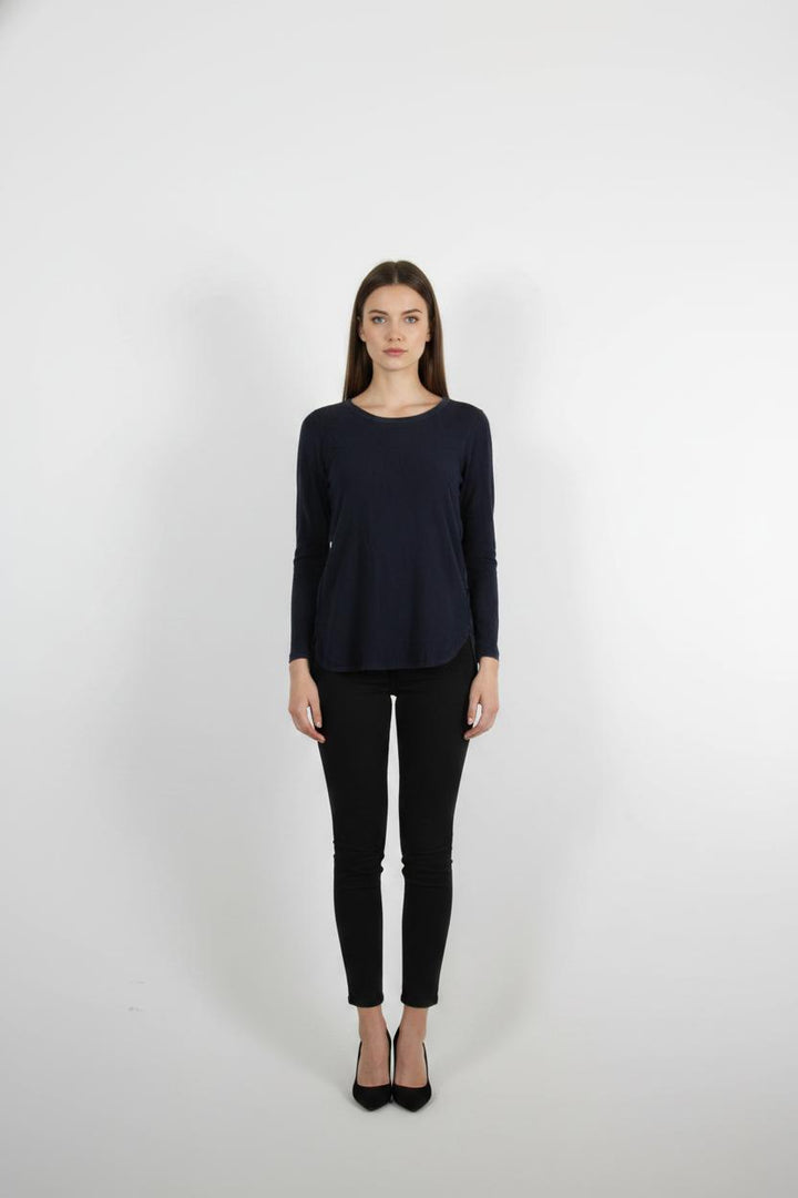 Tee-shirt Manches Longues Bleu - Taille M/38