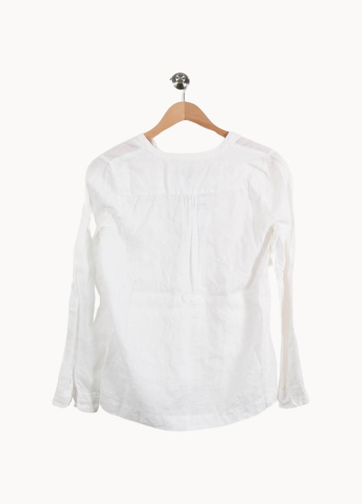 Blouse Blanche - Taille M/38 de la marque Caroll | PARAD39798 - Vendu par Paradigme - Image 4