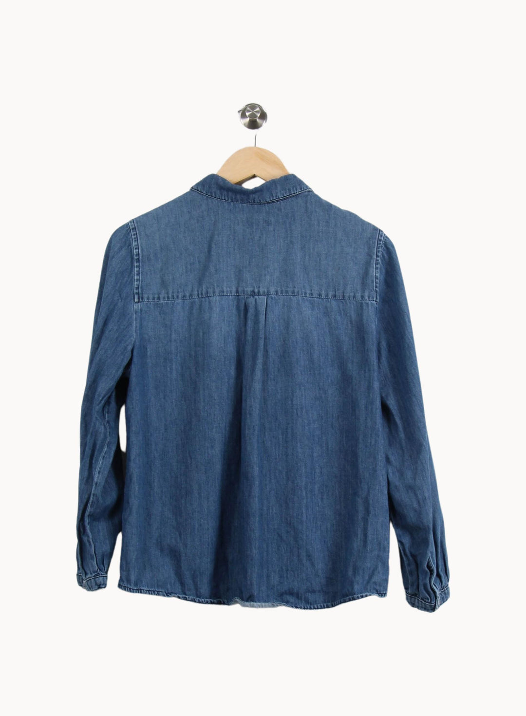 Chemise en Jean Bleue - Taille XL/42 de la marque Caroll | PARAD39802 - Vendu par Paradigme - Image 4