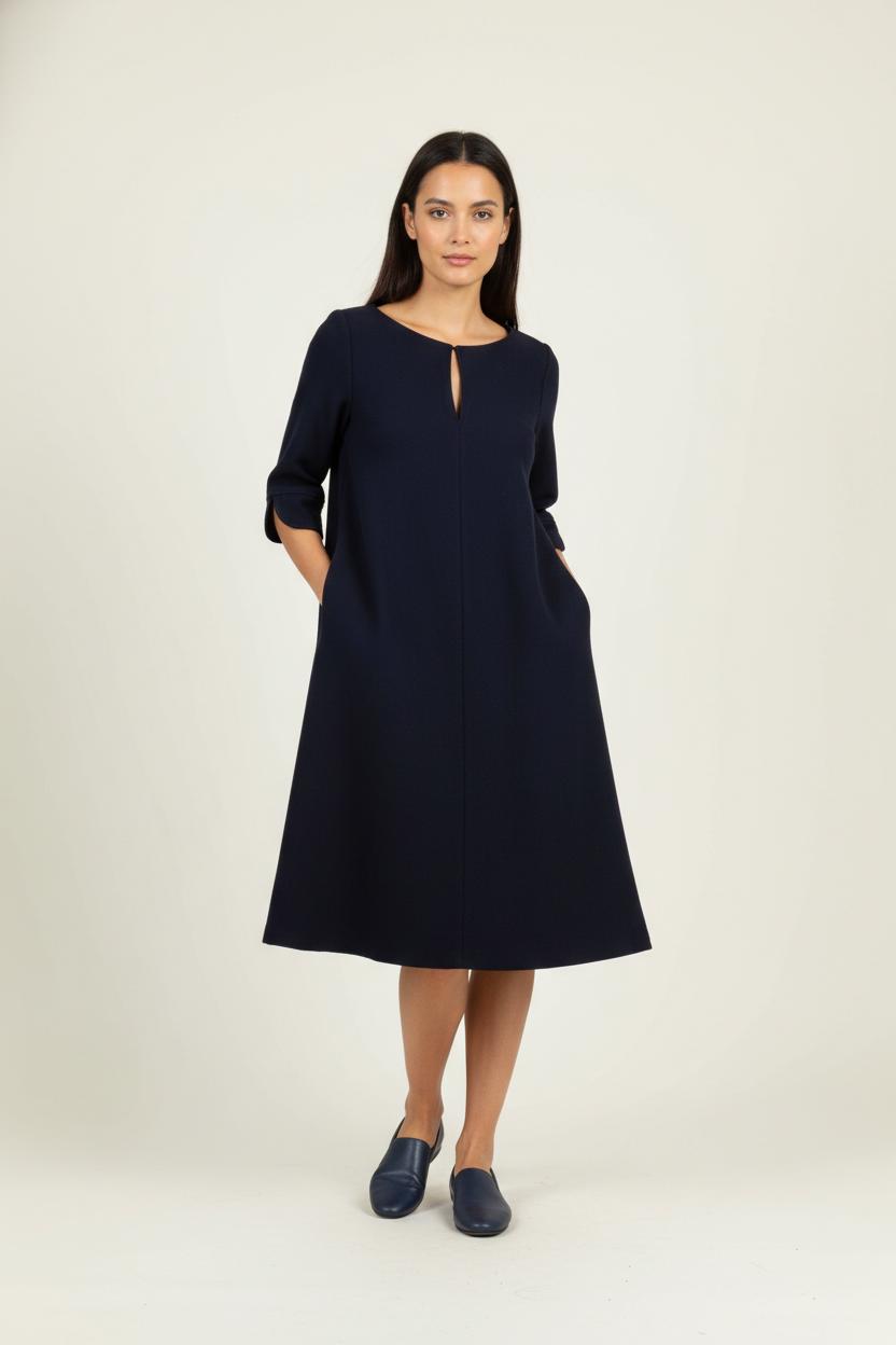 Robe Droite Bleu - Taille M/38 de la marque Paul & Joe | PARAD39814 - Vendu par Paradigme - Image 1
