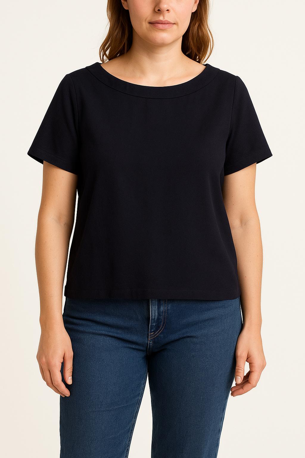 Blouse Bleue - Taille L/40 de la marque Tara Jarmon | PARAD39816 - Vendu par Paradigme - Image 1