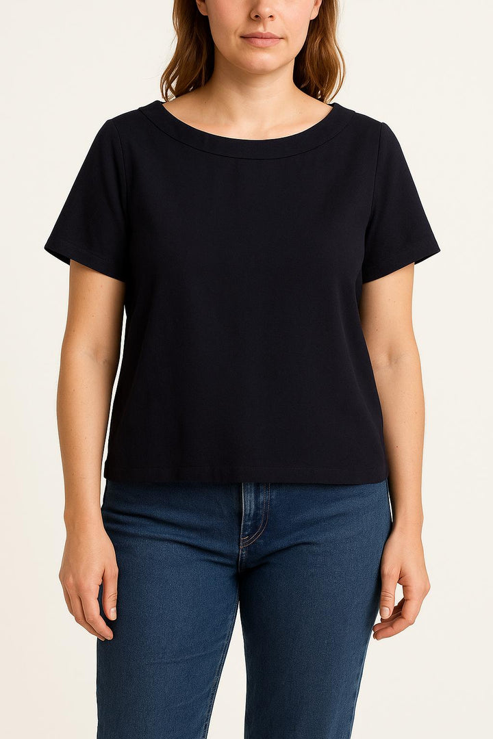 Blouse Bleue - Taille L/40 de la marque Tara Jarmon | PARAD39816 - Vendu par Paradigme - Image 1