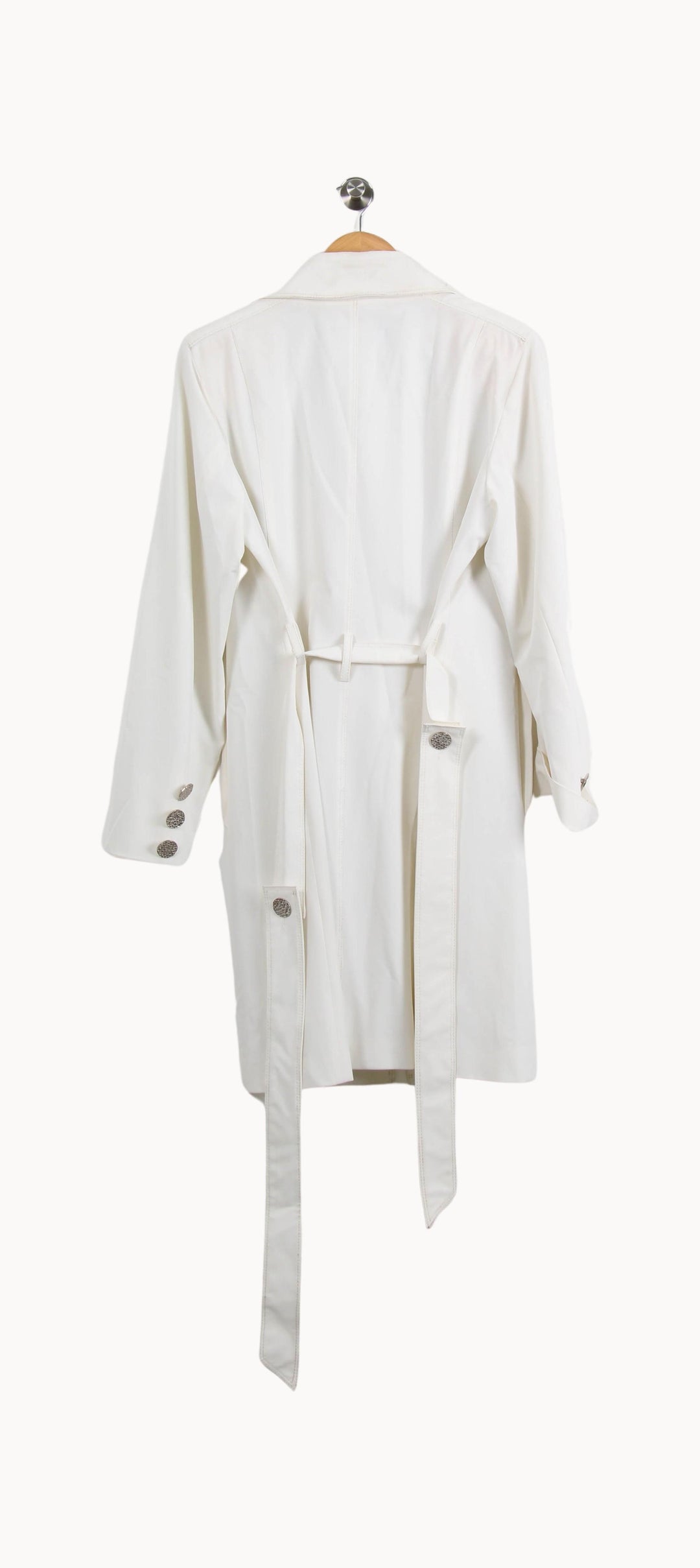 Trench Blanc - Taille XXL/44 de la marque Marina Rinaldi | PARAD39825 - Vendu par Paradigme - Image 4