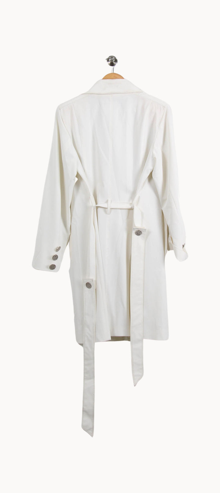 Trench Blanc - Taille XXL/44 de la marque Marina Rinaldi | PARAD39825 - Vendu par Paradigme - Image 4