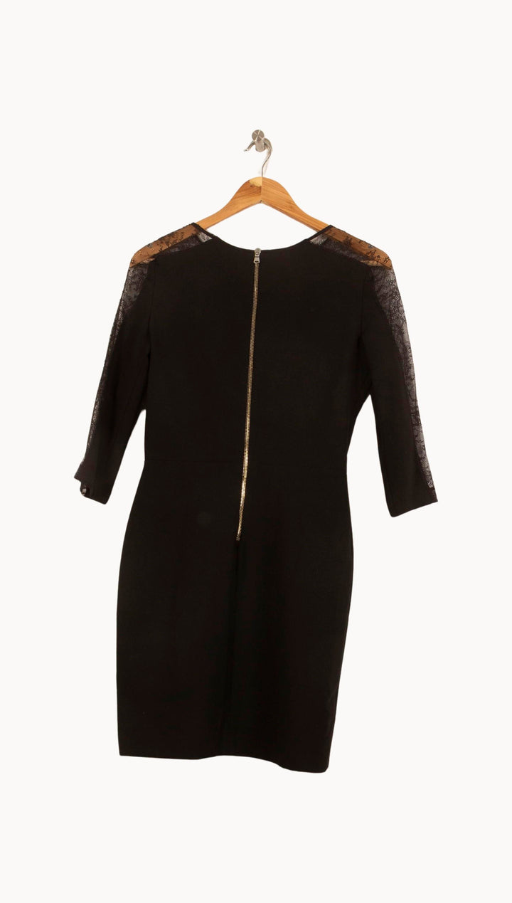 Robe Courte Noire - Taille M/38 de la marque Sandro | PARAD39847 - Vendu par Paradigme - Image 4